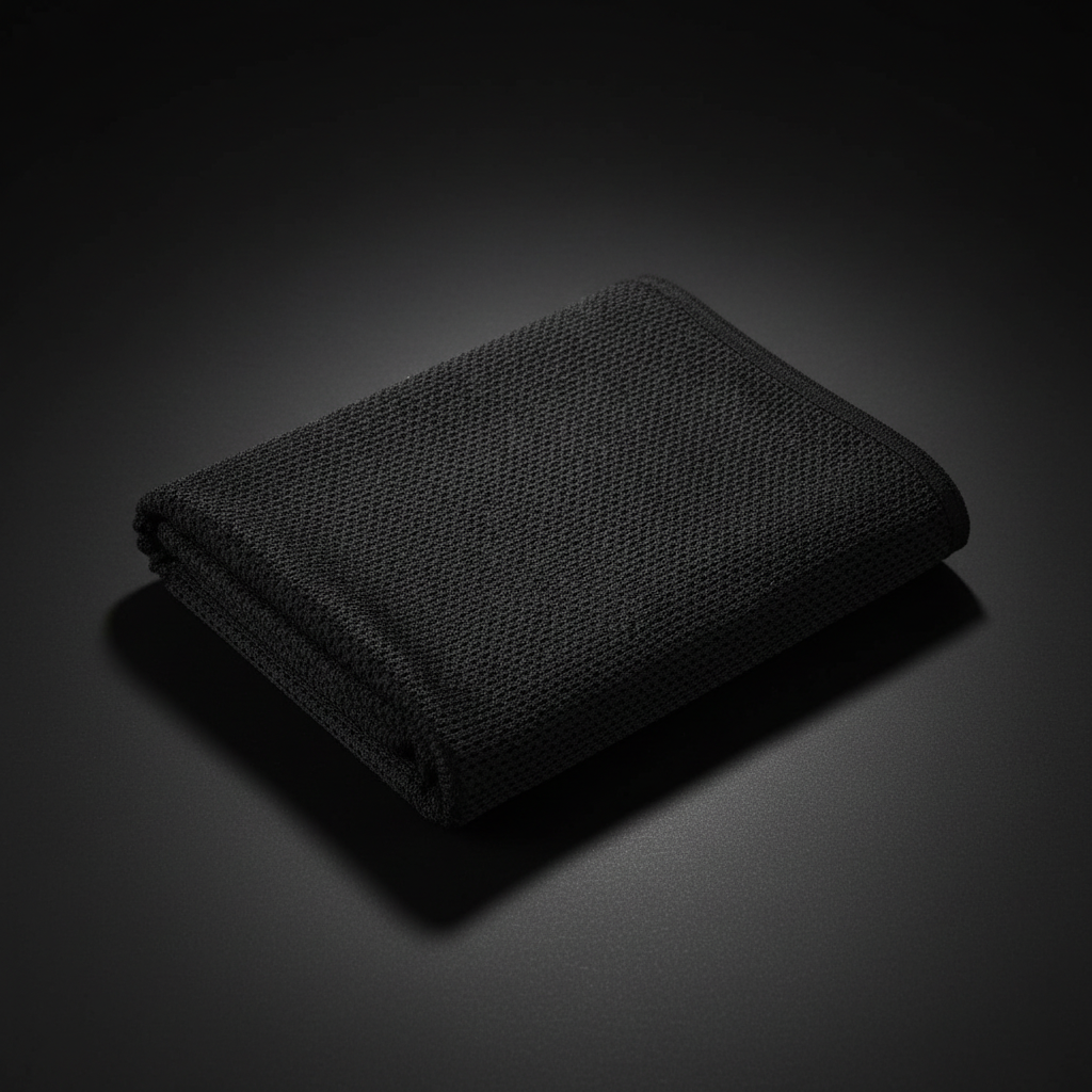 Black ChillReps towel